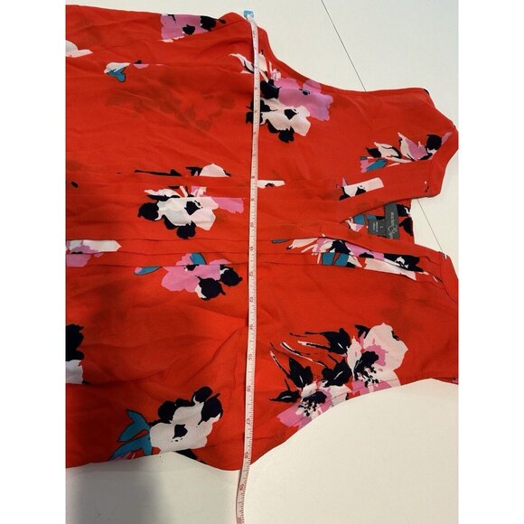 Market & Spruce Stitch Fix Tank Top Sleeveless Women Large Shell Blouse Floral - Picture 6 of 6